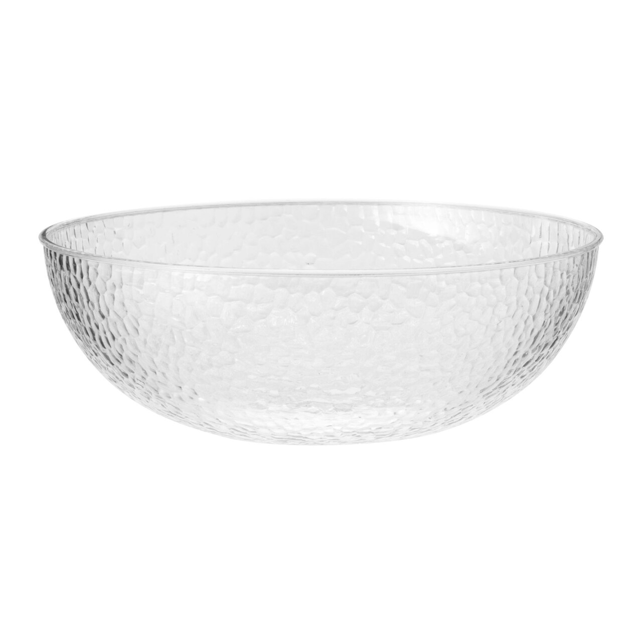 Party Central Round Pebble Disposable Bowls - 12.5" - Clear - Pack of 6